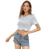 Casual versatile T-shirt top for women