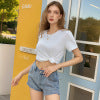 Casual versatile T-shirt top for women
